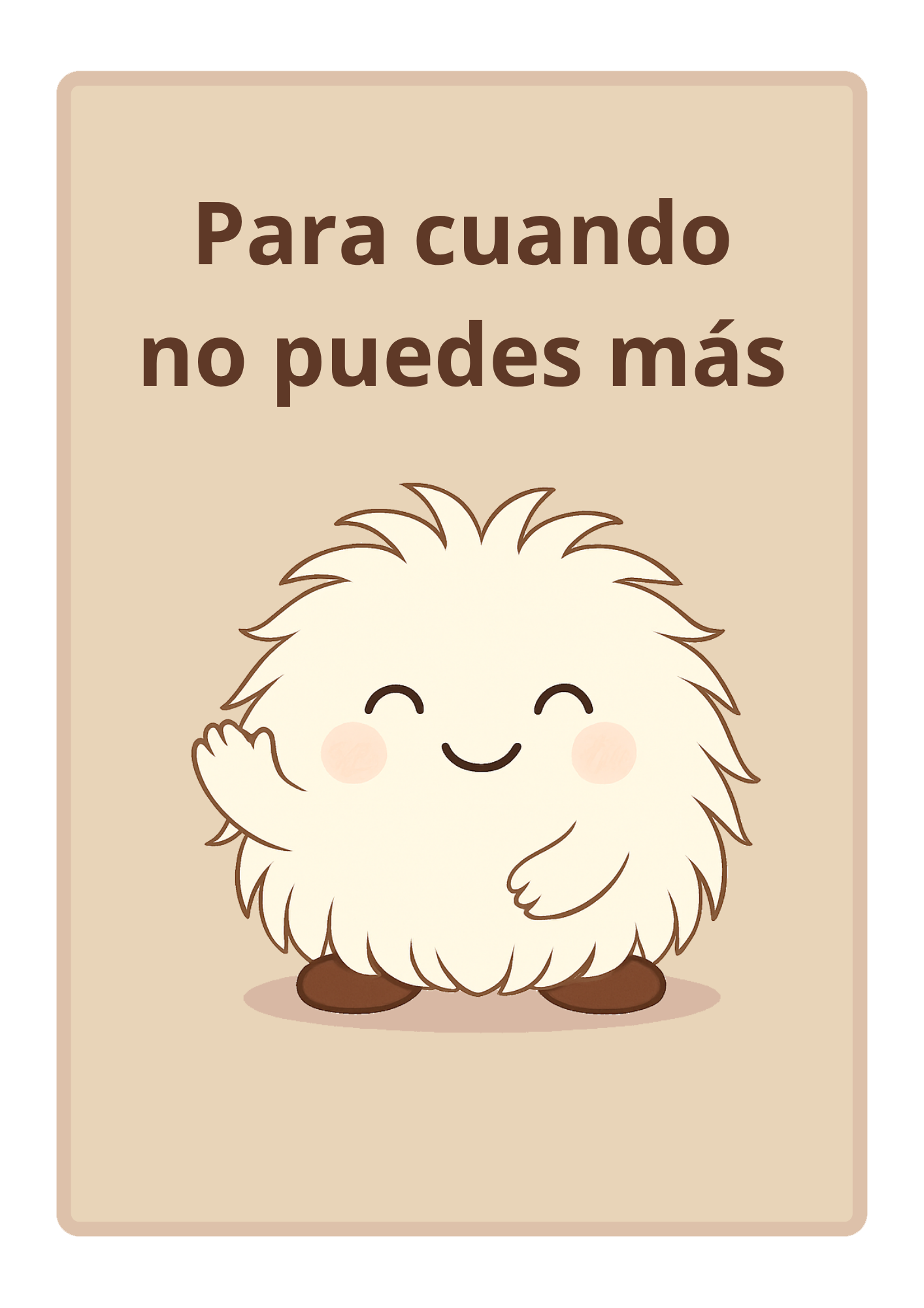 Portada PDF – Para cuando no puedes